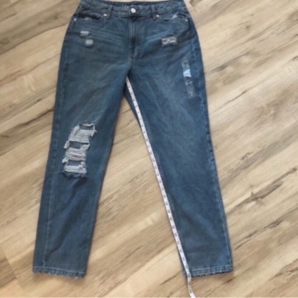 NEW!!! Aeropostale Distressed Mom Jeans - Picture 6 of 11